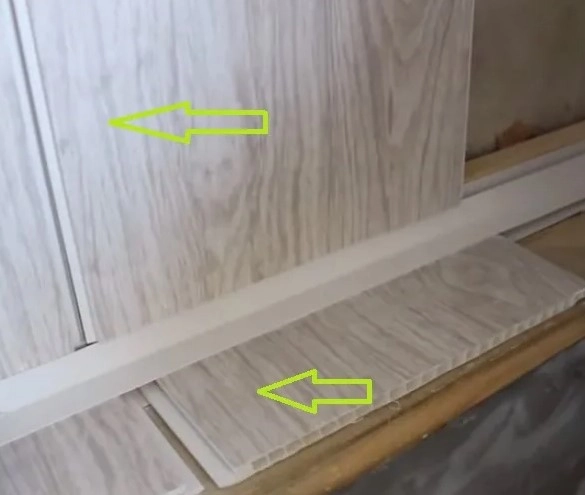 ОБесшовное соединение стеновых панелей ПВХ шип-паз