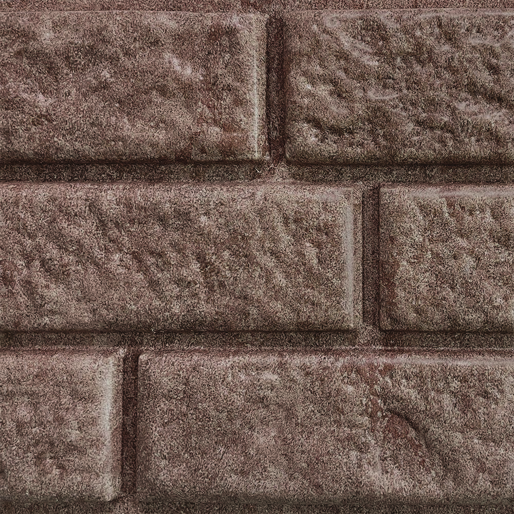Виниловый сайдинг серии BRICKHOUSE, коричневый - FINEBER