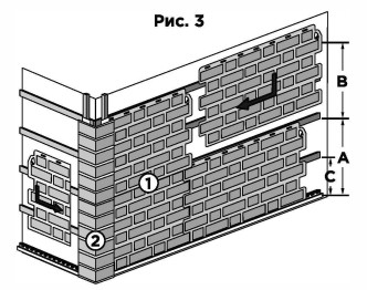монтаж фасадных панелей под кирпич пошаговая инструкция