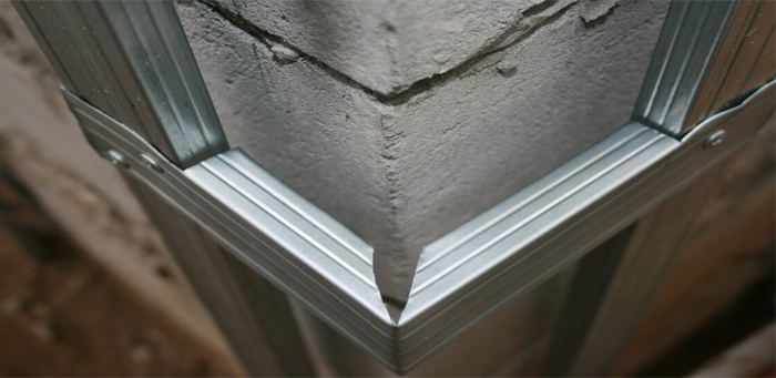 Ошибка 1 - монтаж напрямую на стену или вплотную к стене