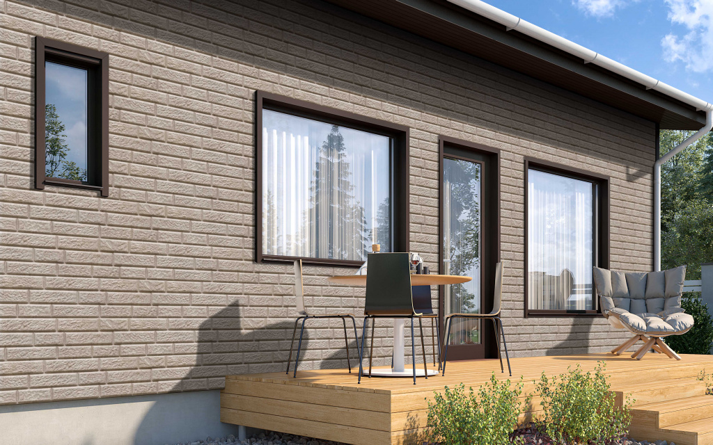 Формованный сайдинг BRICKHOUSE от FINEBER