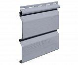 Сайдинг FINEBER STANDART серо-голубой. Отделка под брус.