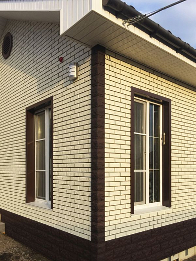 Кирпич Баварский, песочный для наружной отделки дома от FINEBER