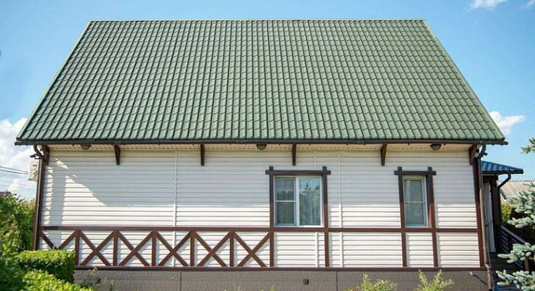 Сайдинг FINEBER STANDART белый. Отделка под брус.