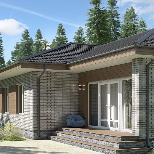 Воронка желоба D80 Графит - водосточная система ПВХ от FINEBER