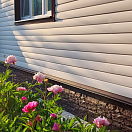 Виниловый Сайдинг BLOCKHOUSE Слоновая кость (Блок Хаус) от FINEBER для внешней отделки