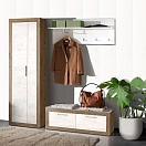 Панель ламинированная Лопес белый для внутренней отделки - FINEBER