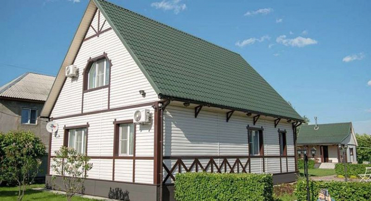 Сайдинг FINEBER STANDART белый. Отделка под брус.