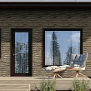 СКОЛ, дымчатый для наружной отделки дома от FINEBER