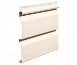 Сайдинг FINEBER STANDART слоновая кость. Отделка под брус.