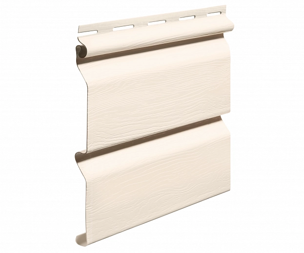 Сайдинг FINEBER STANDART слоновая кость. Отделка под брус.