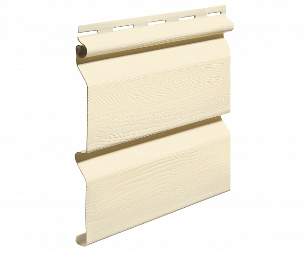 Сайдинг FINEBER STANDART шампань. Отделка под брус.