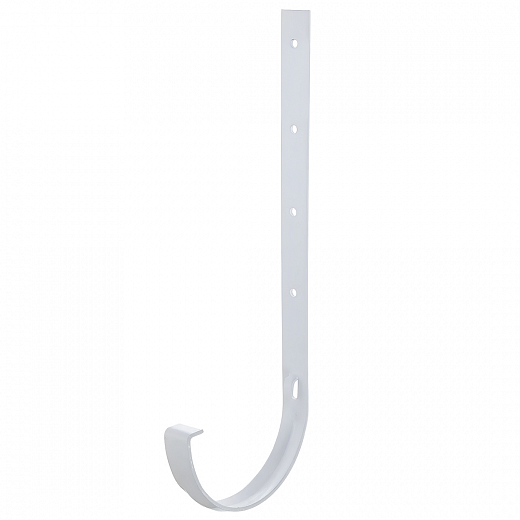 Кронштейн желоба металлический Белый - водосточная система ПВХ от FINEBER