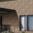 Фасадные панели Камень Дикий, песочный для наружной отделки дома от FINEBER